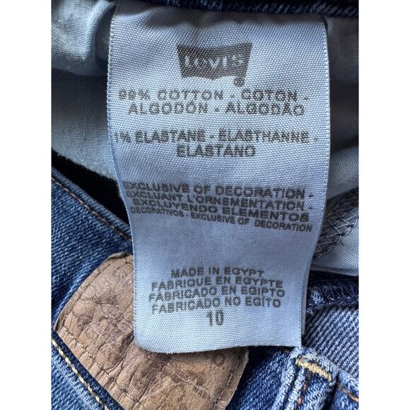 Levi's 515 Capri Jeans - Size 10, Classic Blue Wash - Picture 14 of 15